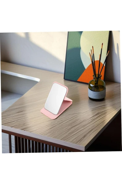 HPYTECH Taşınabilir Katlanabilir Mini Makyaj Aynası–Masaüstü & Çanta &Cep Boy Kompakt Seyahat Aynası - Resim 7