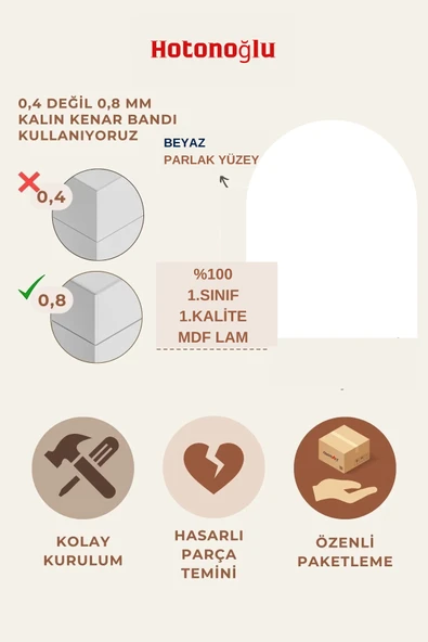 çamaşır makınası Dolabı MDF - Resim 4