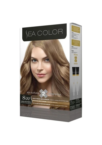 Sea Color Set Boya 8.00 Yoğun Açık Kumral - Resim 2