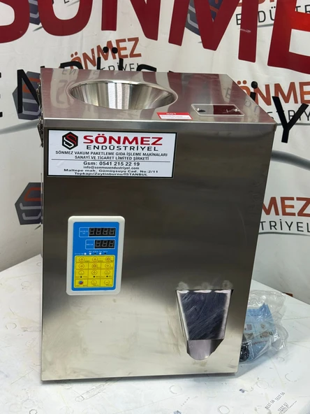 Sönmez 200 Gr Sayıcılı Kapsül Vida Adet Sayım Dolum Makinesi - Resim 2