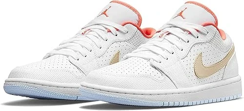 Nike  Air Jordan 1 Low SE, White/Flash Crimson - Resim 2