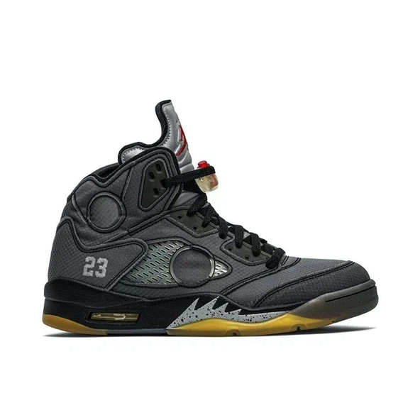 Nike Air Jordan Retro 5 Off-White Black ürün görseli 1