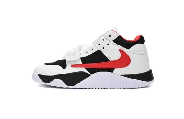 Travis Scott x Jordan Cut The Check Siyah Beyaz Kırmızı FZ8117-407 ürün görseli 1