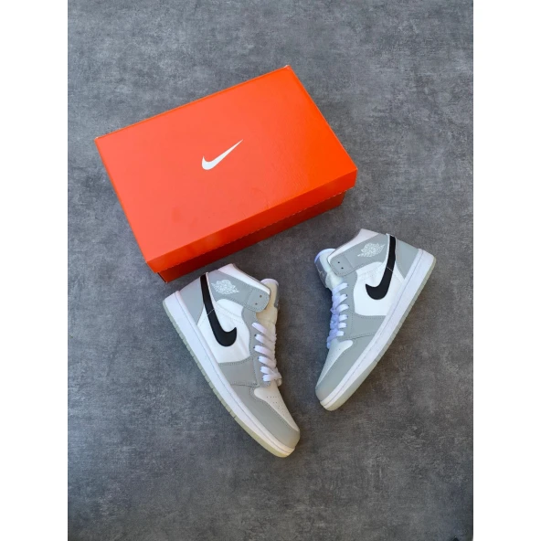 NİKE AİR JORDAN GRİ BEYAZ ERKEK SPOR AYAKKABI ürün görseli 1