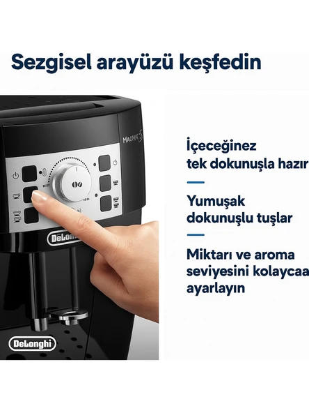 Delonghi Magnifica S ECAM22.110.B Tam Otomatik Espresso Makinesi (TEŞHİR) - Resim 3