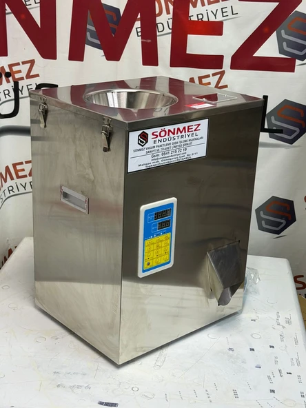 Sönmez 200 Gr Sayıcılı Kapsül Vida Adet Sayım Dolum Makinesi ürün görseli 1