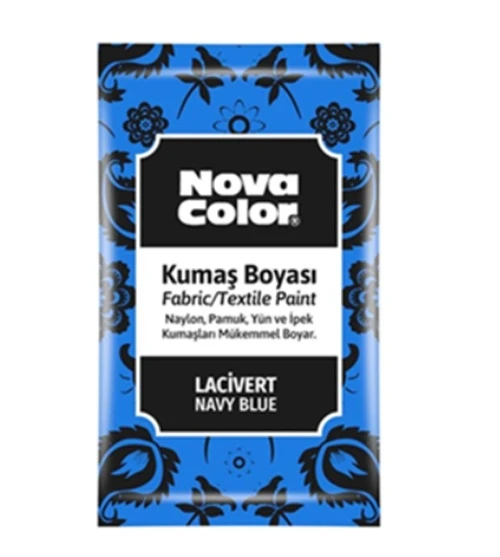 Nova Color Toz Kumaş Boyası Lacivert - 4 adet ürün görseli 1