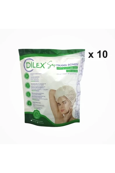 Dilex Hasta Saç Yıkama Bonesi - 10 Adet - Resim 2