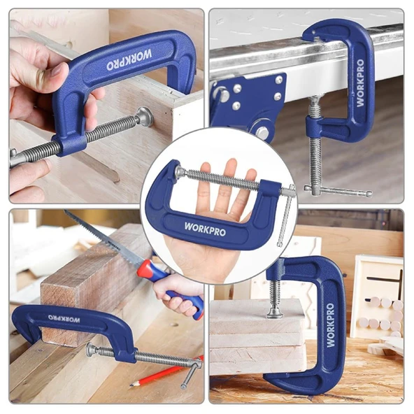 WORKPRO WP232017 50mm G Tipi İşkence - Resim 5