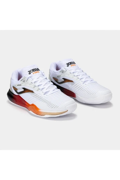 Point Erkek Beyaz Toprak Kort Tenis Ayakkabısı TPOIS2532C - Resim 2