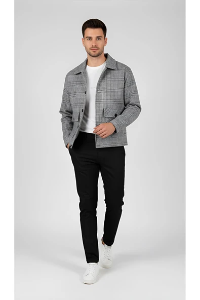 Kaşe pilot cepli erkek mont ürün görseli 1