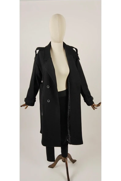 OMUZ VE KOL APOLETLİ KAŞE KABAN - Resim 10