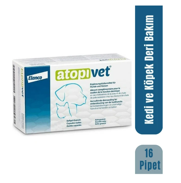 Elanco Global Elanco - Atopivet Spot-On Kedi Ve köpekler için Dermatoloji Deri Bakım ürünü (16 Pipet) ürün görseli 1