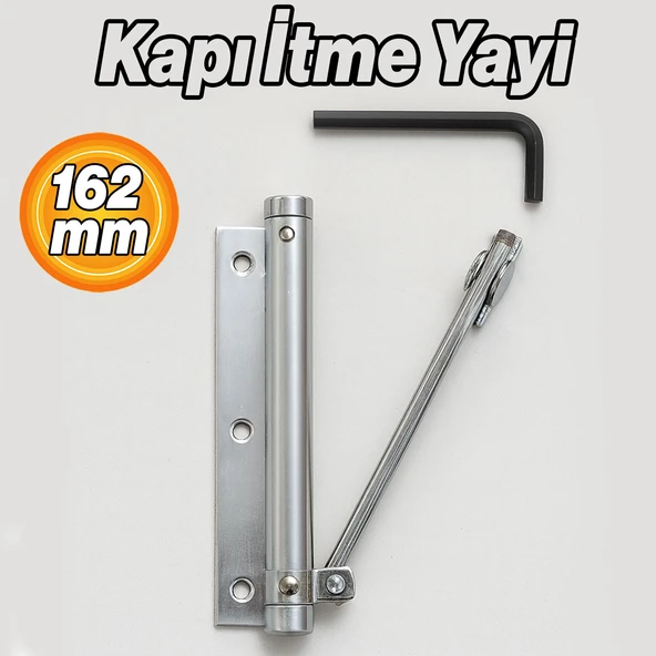 Kapı İtme Yayı 162 MM Yüksek Dayanım Sessiz Çalışan Kapanış Destekli Profesyonel Kapı Mekanizması - Resim 2