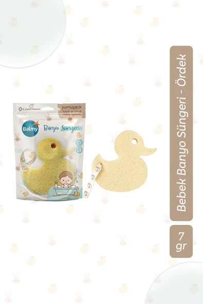 Bebek Banyo Süngeri Seti - Ördek & Tavşan - Resim 2