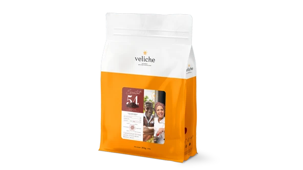 VELİCHE BELÇİKA BİTTER PUL ÇİKOLATA %54   10KG - Resim 3