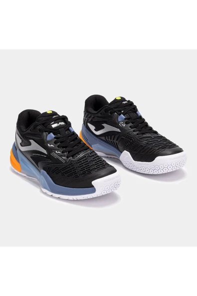 Roland Erkek Siyah Toprak & Sert Kort Tenis Ayakkabısı TROLS2531AC - Resim 2