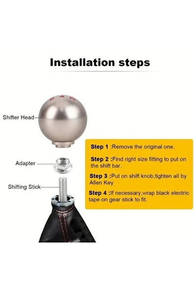 Honda Vites Topuzu Mugen (5 İLERİ)  Vites Civic, Typer, Jazz 06-12 (MANUEL) 2006-2012 Model - Resim 2