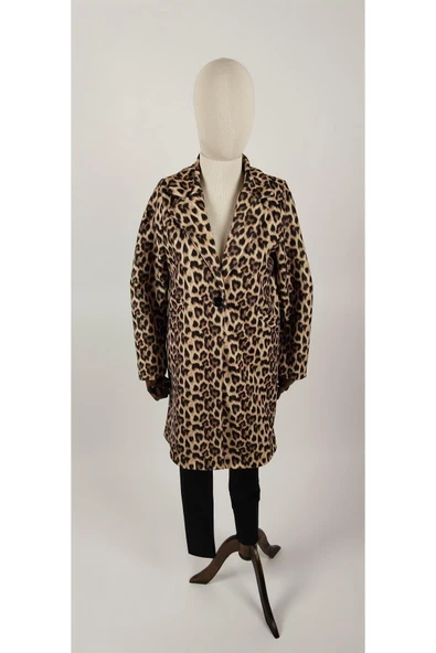 LEOPAR DESEN KAŞE KABAN ürün görseli 1