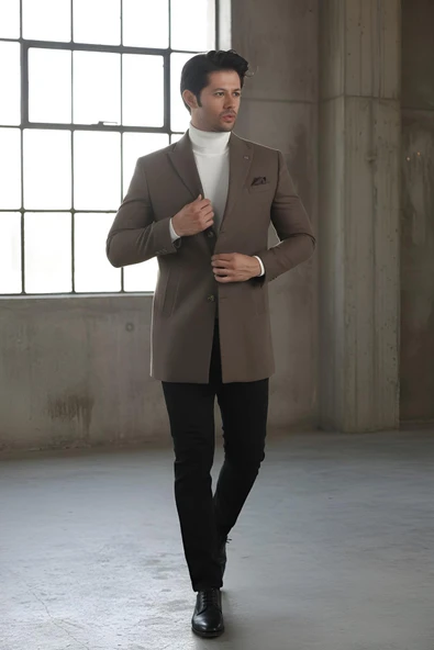 KAŞE PREMİUM ERKEK KABAN - Resim 5