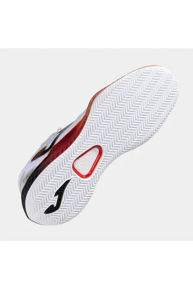 Point Erkek Beyaz Toprak Kort Tenis Ayakkabısı TPOIS2532C - Resim 5