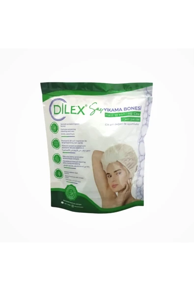 Dilex Hasta Saç Yıkama Bonesi - 10 Adet - Resim 3