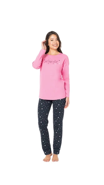 Us Polo Kadın Uzun Kol Pijama Takım 20140 ürün görseli 1