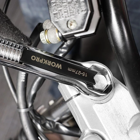 WORKPRO WP272016 5/27mm CR-V Üniversal Ayarlanabilir Çift Başlı Anahtar - Resim 4