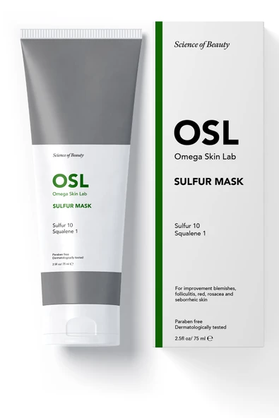 OSL Omega Skin Lab Sulfur Mask 75ml (KÜKÜRT MASKESİ) - Resim 2
