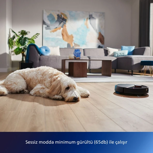 Philips XU7000/02 7000 Serisi Islak Kuru Robot Süpürge Beyaz - Resim 9