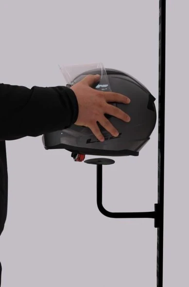 10 Adet - Dikmeye Geçen Kask Tutucu - Resim 2