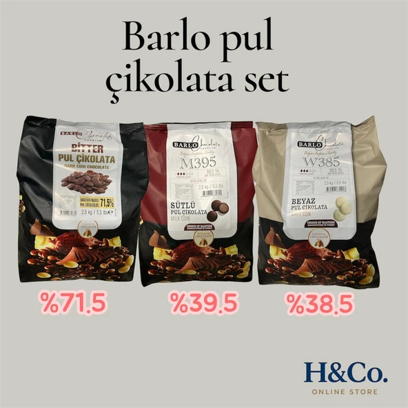 PUL ÇİKOLATA SETİ : SÜTLÜ - BİTTER - BEYAZ ürün görseli 1