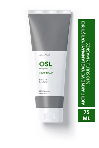 OSL Omega Skin Lab Sulfur Mask 75ml (KÜKÜRT MASKESİ) - Resim 3