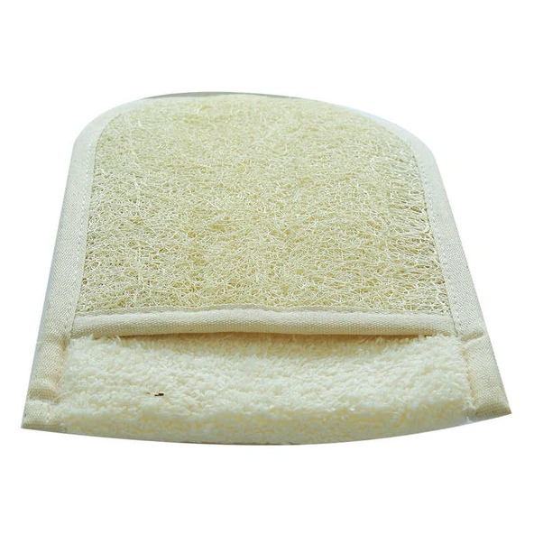 Doğal Kabak Lifli Banyo Duş Eldiveni Kese 15x25 Cm ürün görseli 1