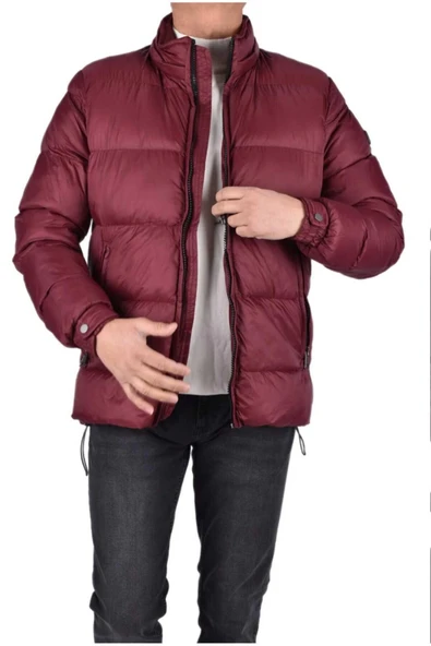 BORDO KAPŞONLU MONT - Resim 9