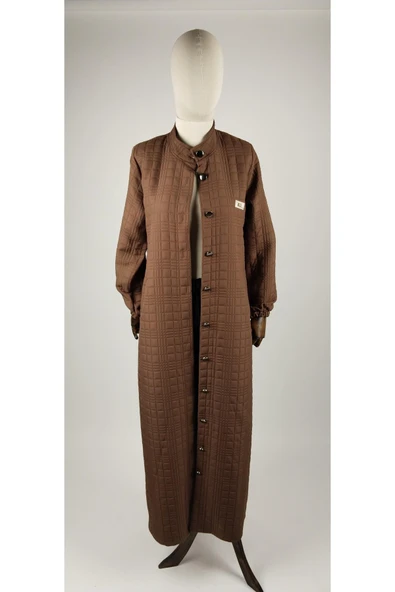 TAM BOY TESETTÜR KAPİTONE UZUN KOLLU DÜĞMELİ FERACE - Resim 2