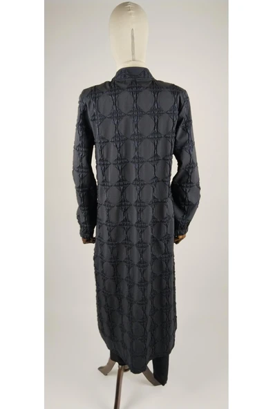 JAKARLI TRENÇ TESETTÜR KAP - Resim 11