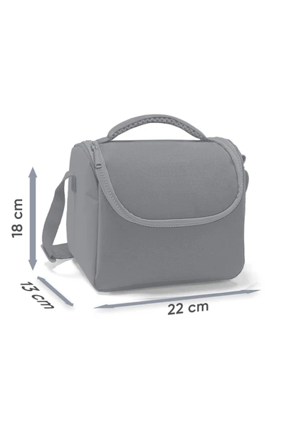 Kids Açık Pembe Mavi Kaplumbağa Desenli Thermo Beslenme Çantası Sevimli Kaplumbağa Beslenme Çantası - Resim 4