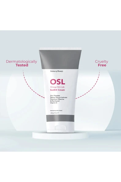 OSL Omega Skin Lab OSL SedEX Krem 50 ML: Yüz Kremi, El Nemlendirici, Vücut Kremi - Çok Amaçlı Vücut Nemlendiricileri - Resim 3