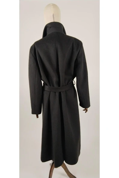 MAXİ UZUN ÇOK KALIN KUŞAKLI KAŞE KABAN - Resim 11