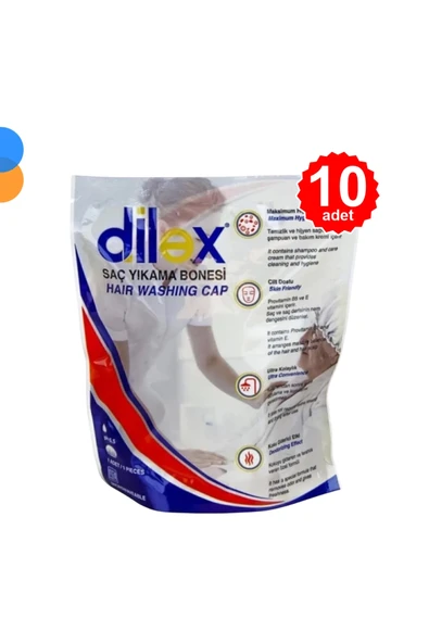 Dilex Hasta Saç Yıkama Bonesi - 10 Adet - Resim 4