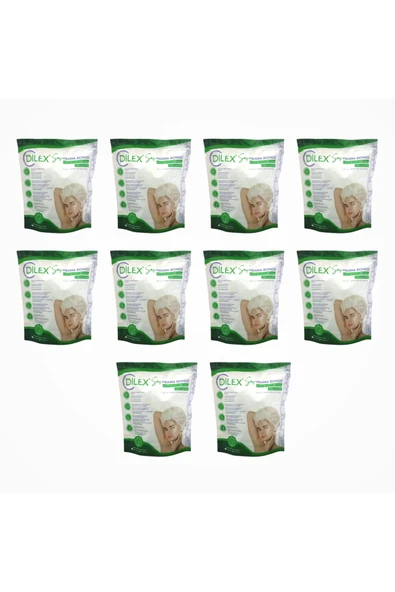 Dilex Hasta Saç Yıkama Bonesi - 10 Adet ürün görseli 1