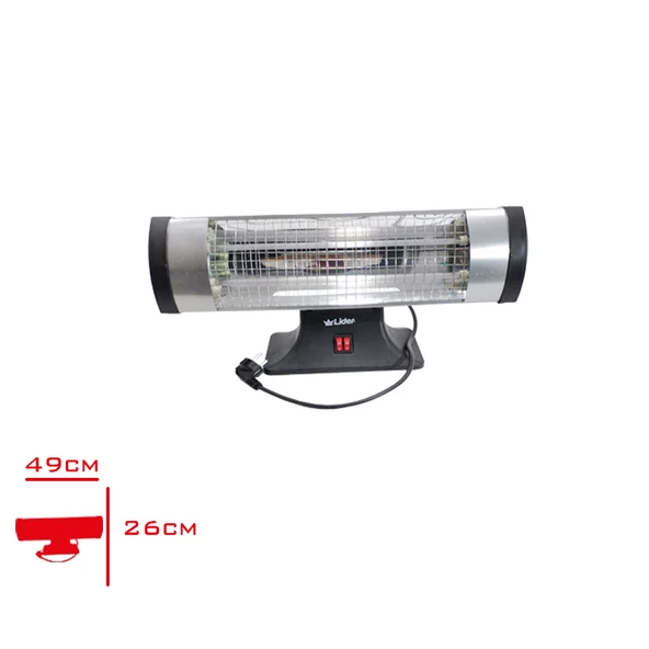 LİDER QUARTZ ISITICI SOBA AYAK ALTI ŞİPŞAK 1600 W - Resim 2
