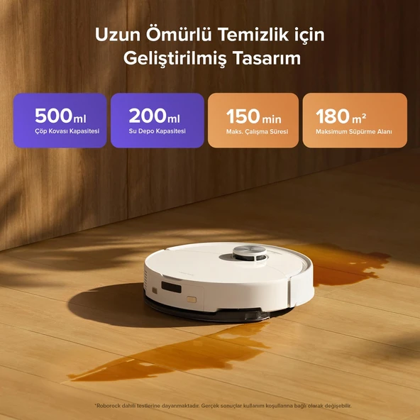 S8 Pro Plus Akıllı Robot Süpürge - Beyaz - Resim 4