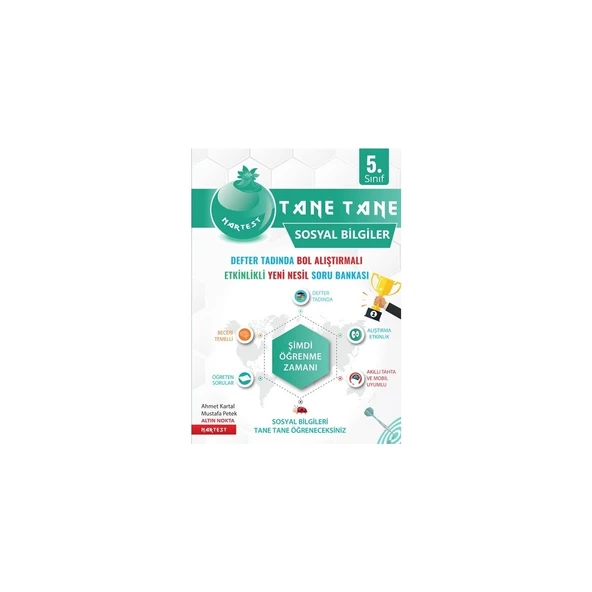 5. Sınıf Yeşil Tane Tane Sosyal Bilgiler Soru Bankası ürün görseli 1