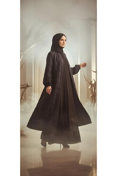 JAKARLI TRENÇ TESETTÜR KAP ürün görseli 1