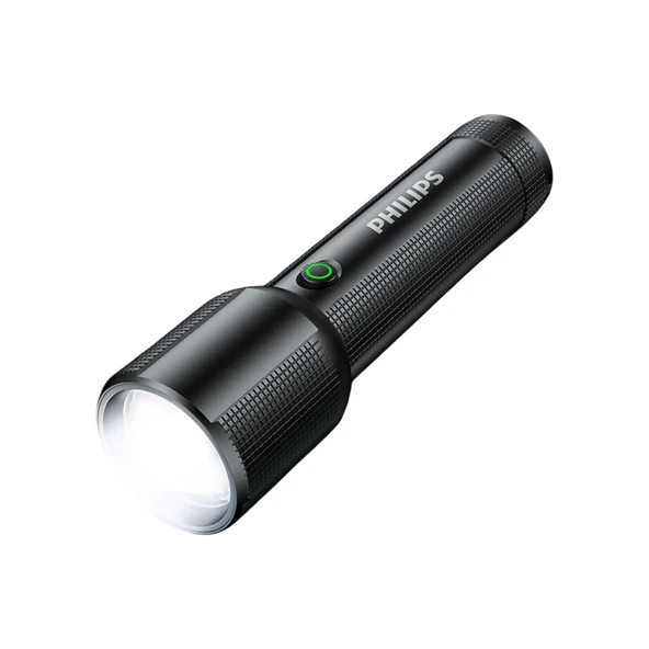 SFL2203 Teleskopik Zoom, 450 Lümen Max Işık Gücü, Sos Modu ve Metal Gövdeli Şarj Edilebilir ve Çıkarılabilir Pilli Uzun Menzilli 5W LED El Feneri ürün görseli 1