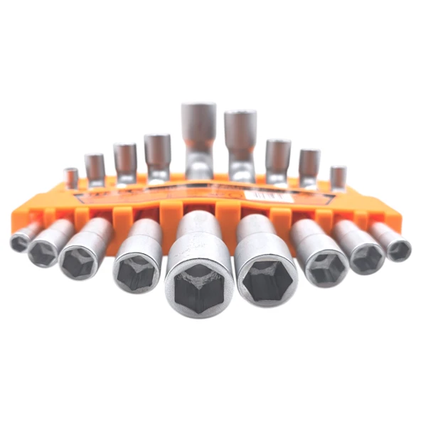 Ingco LASWT0901 9 Parça L Açılı Altı Köşe ve Oniki Köşe Lokma Anahtar Takımı - Resim 3