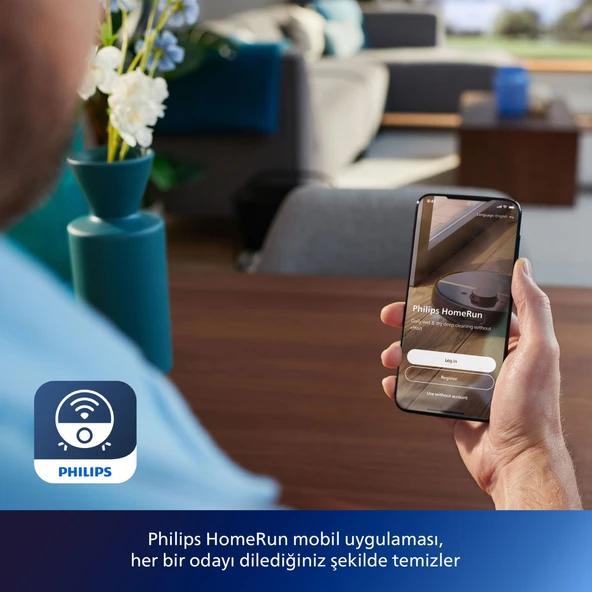 Philips XU7000/02 7000 Serisi Islak Kuru Robot Süpürge Beyaz - Resim 8