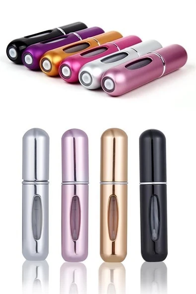 OLLEVRA Parfüm Şişesinden Dolabilir Yedek Cep Parfüm Şişesi Aparatı - Resim 6